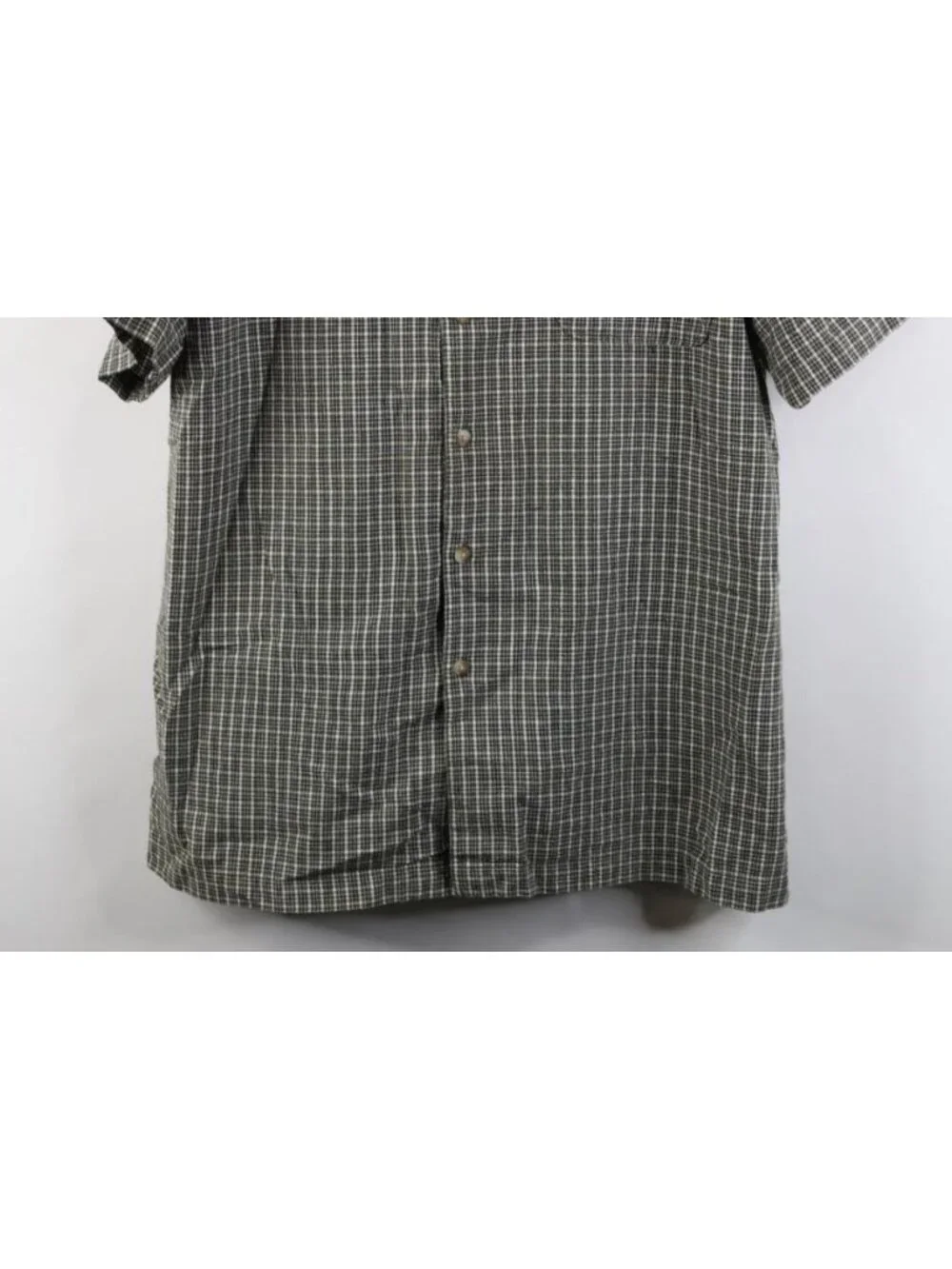 Vtg 90s Streetwear Mens XL Faded Baggy Fit Short Sleeve Collared Button Shirt